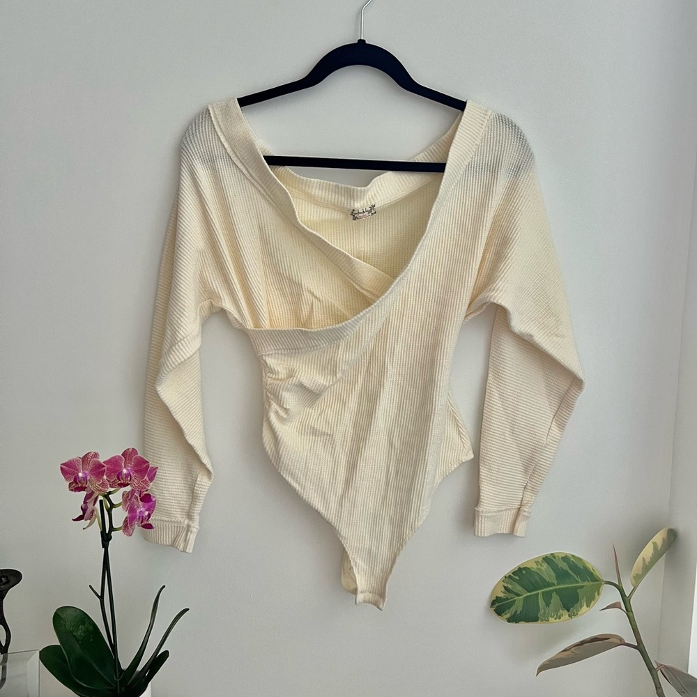Free People Waffle / Lovin This Feeling Bodysuit